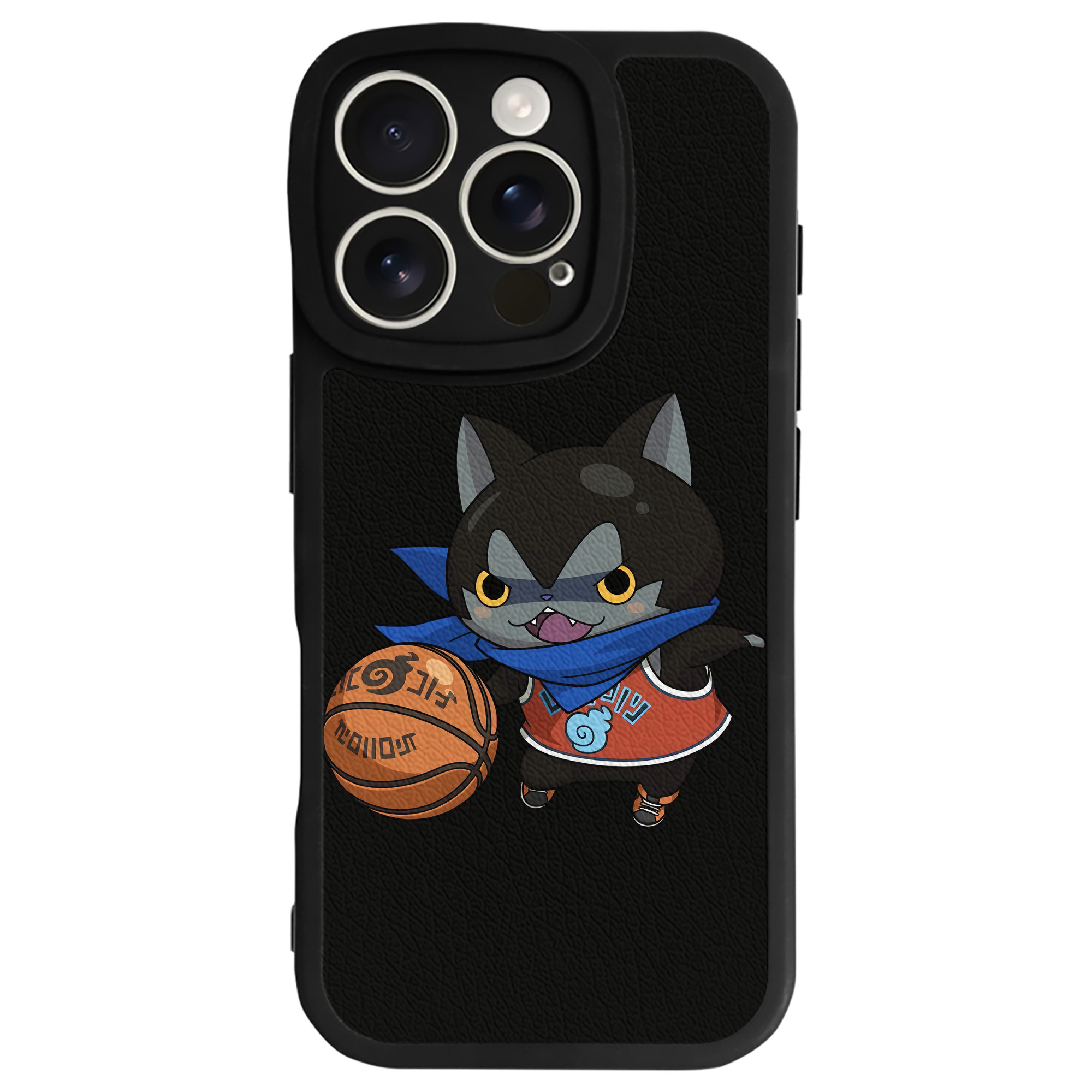 （画像用） 妖怪ウォッチ Yo-kai Watch 【iPhone 16シリーズ対応】シリコンスマホケース（レザー調） 材質：シリコン